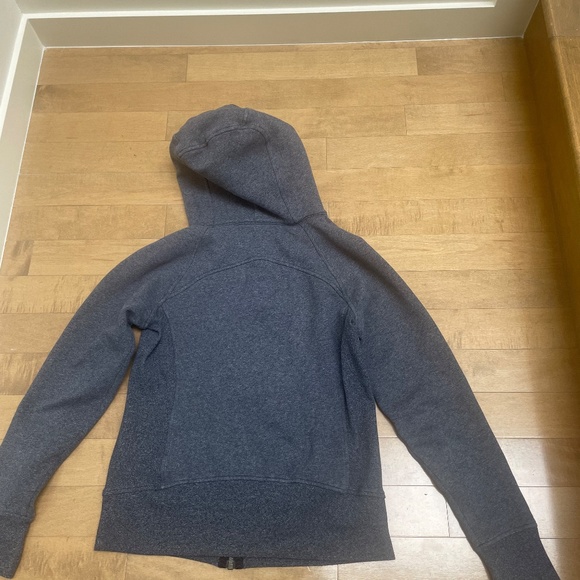Lululemon Scuba Hoodie *Light Cotton Fleece Heathered Gatsby Blue - Picture 5 of 5